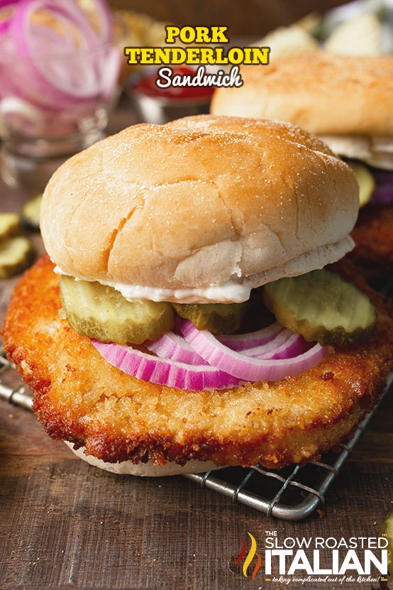 Pork Tenderloin Sandwich (Best Breaded Iowa Recipe)