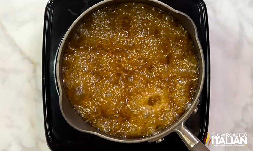 butter, corn syrup, and brown sugar in a large, heavy-bottomed saucepan