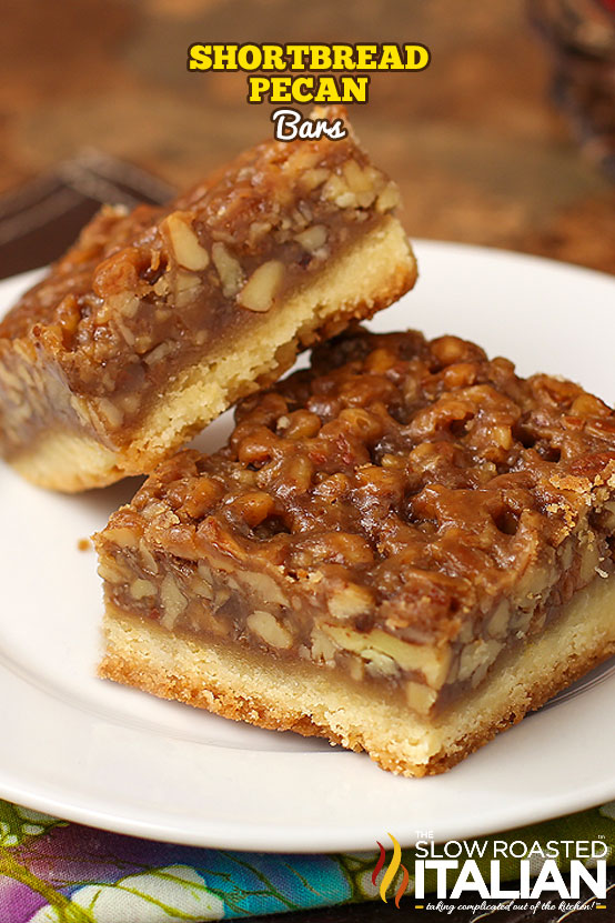 titled: Shortbread Pecan Bars