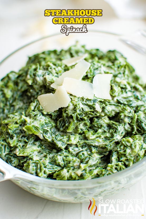 creamed spinach recipe.