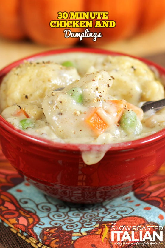 Chicken and Dumplings Recipe (30 Minutes) + Video