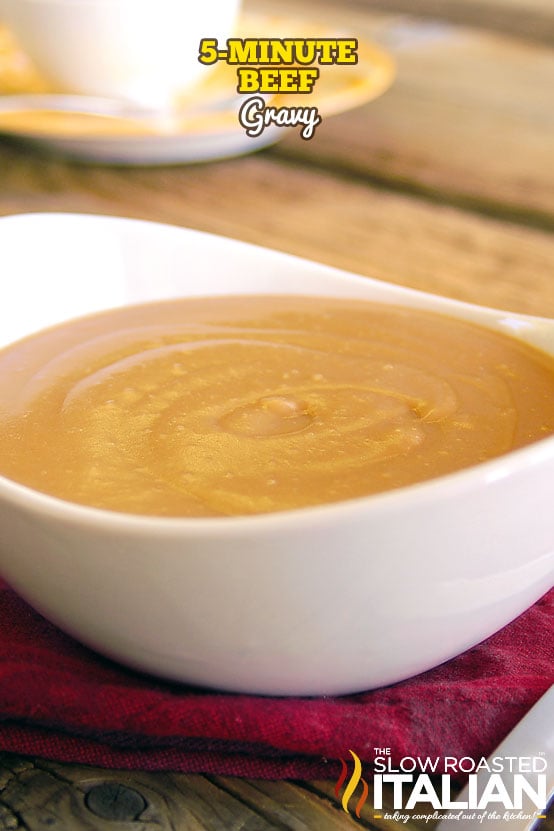 Homemade Brown Gravy Recipe (No Drippings) + Video