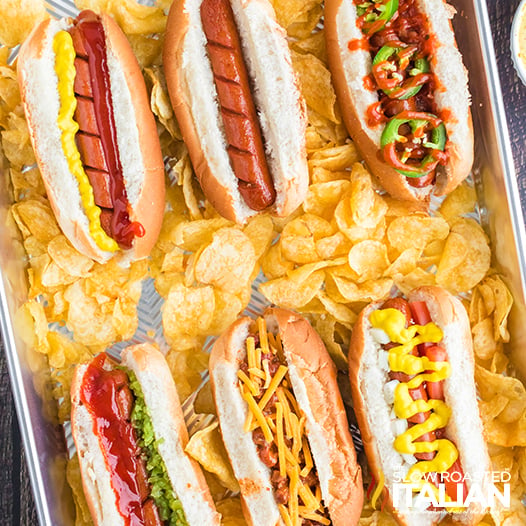 air fried hot dogs