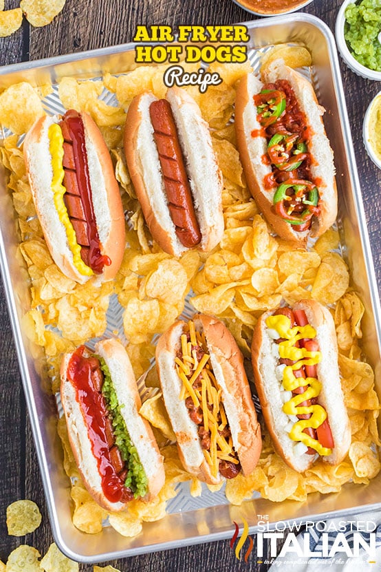 Easy Air Fryer Hot Dogs