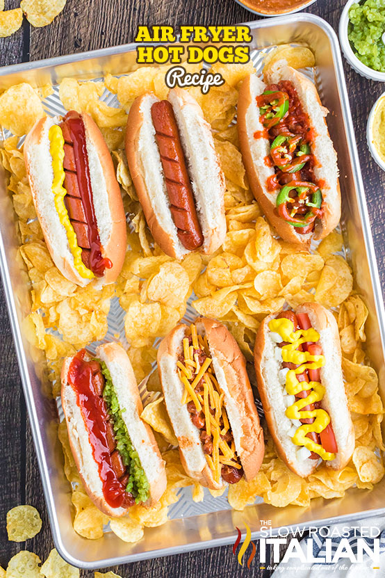 Easy Air Fryer Hot Dogs - A Southern Soul