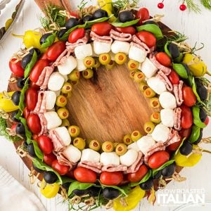 antipasto wreath