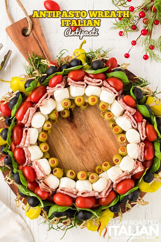 Antipasto Wreath (Italian Antipasti)