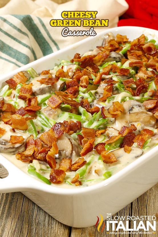 cheesy green bean casserole recipe.