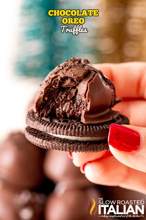 Chocolate Oreo Truffles