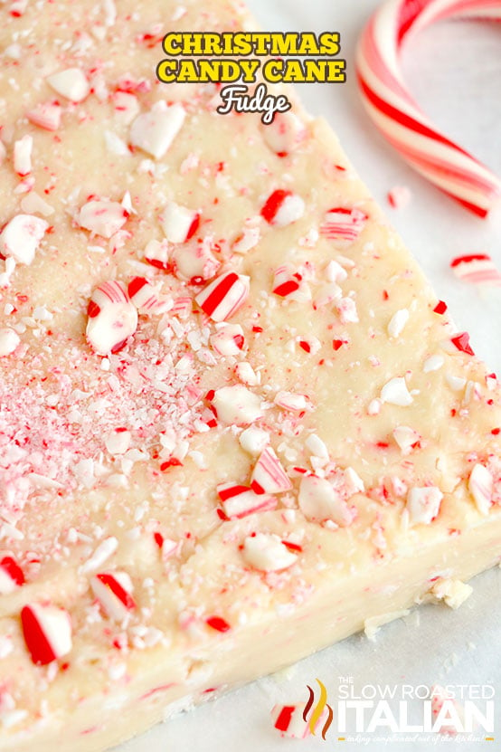 Christmas Candy Cane Fudge