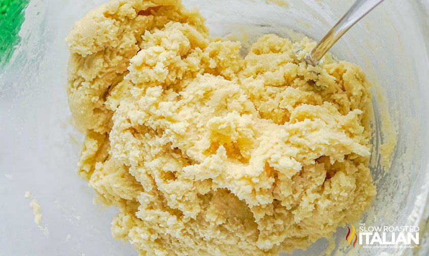 sugar cookie dough for bars.