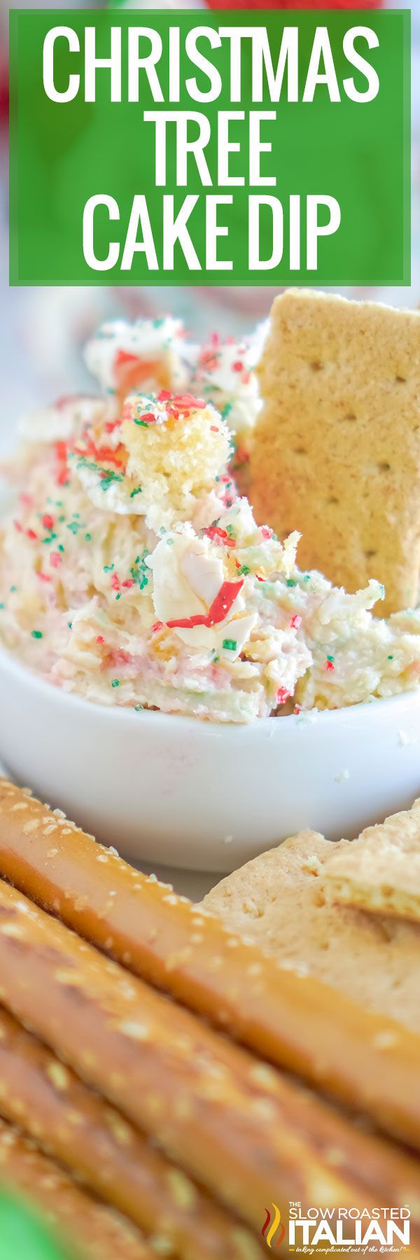 christmas tree cake dip.