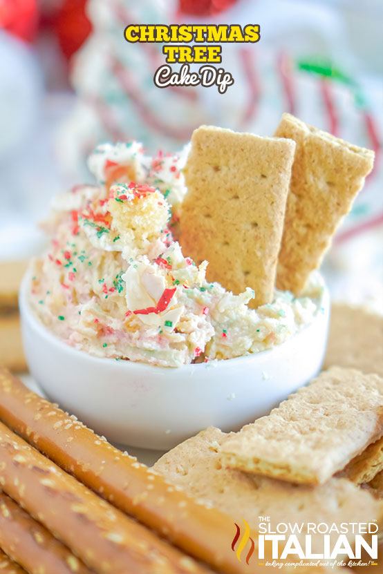 christmas tree cake dip recipe.