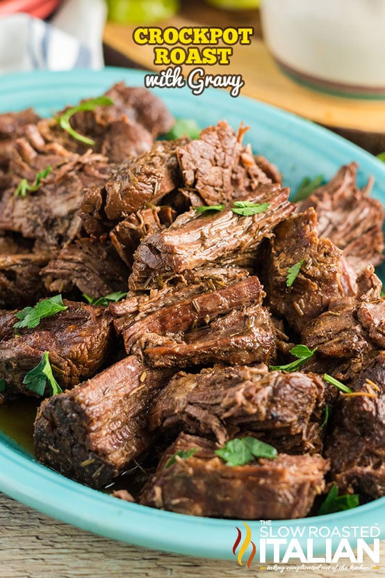 Crock Pot Roast (with Gravy!) - The Cozy Cook