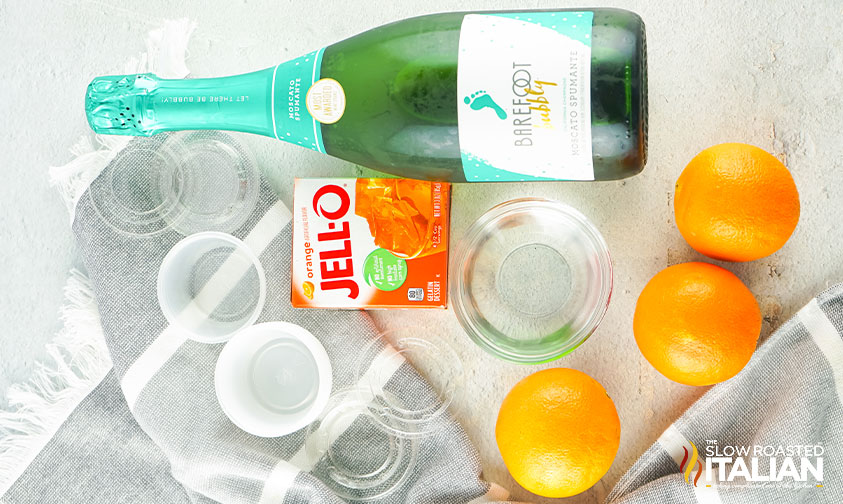 mimosa jello shot ingredients.