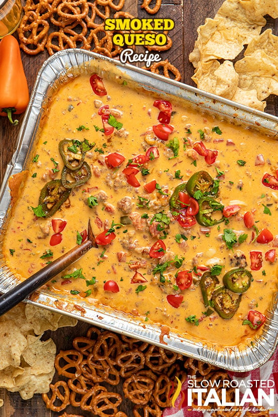 Smoked Queso Dip Recipe (How to Make on Traeger)