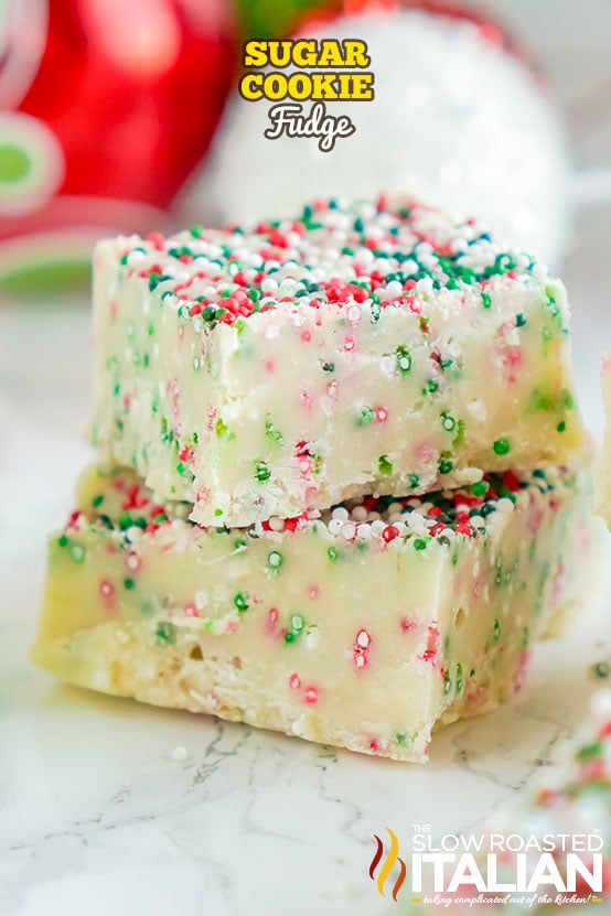 sugar cookie fudge.