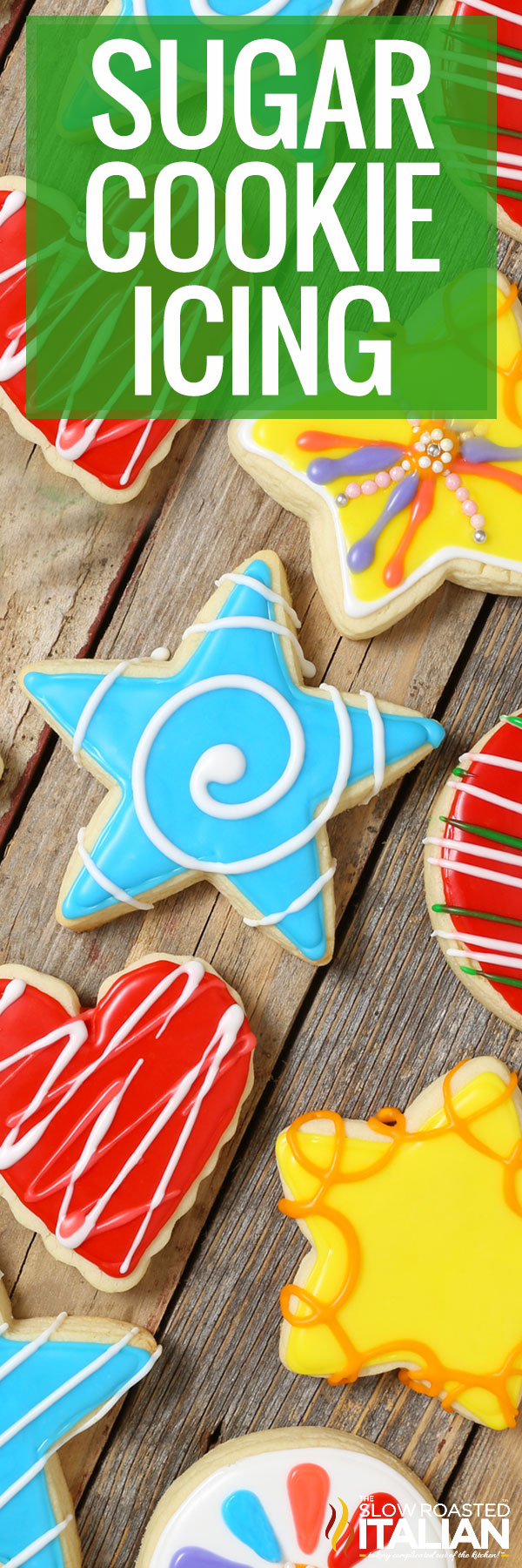 decorating Christmas cookies