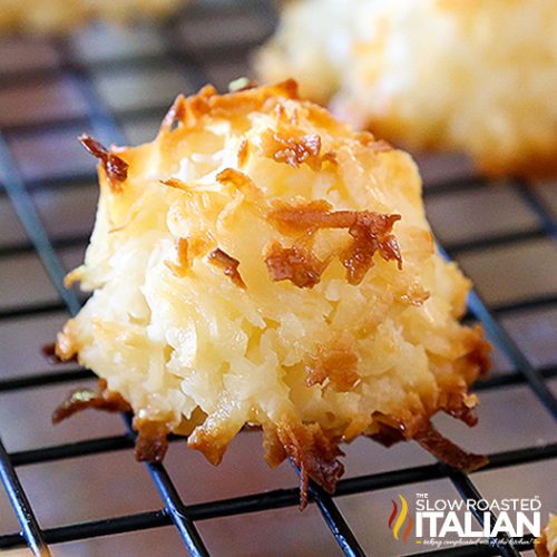 Toasted Coconut Macaroon Cookies + Video - TSRI