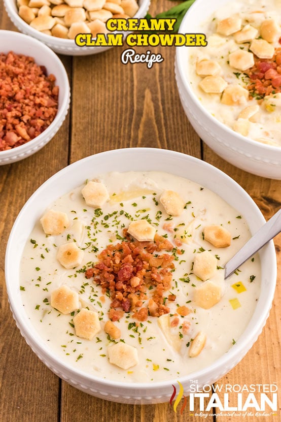 creamy clam chowder recipe.