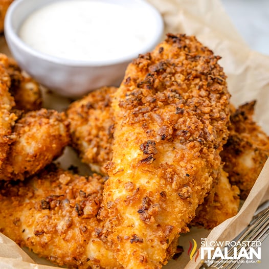 french fried onion chicken.