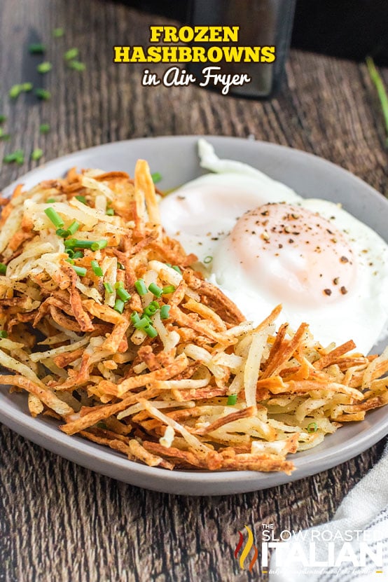 Easy Frozen Hash Browns in Air Fryer