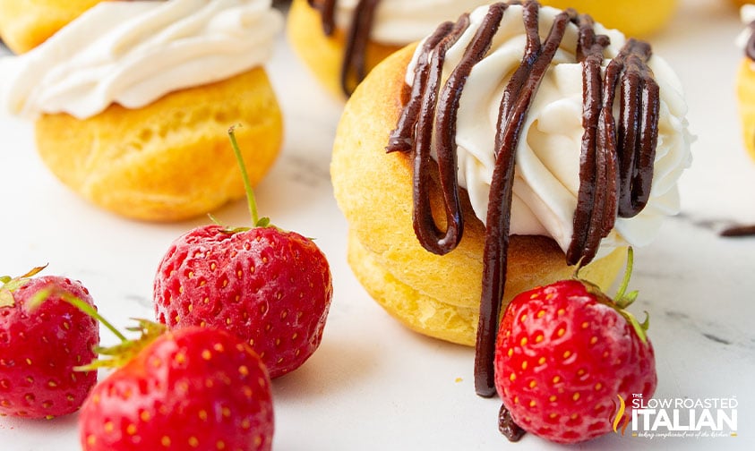 old fashioned cream puffs.