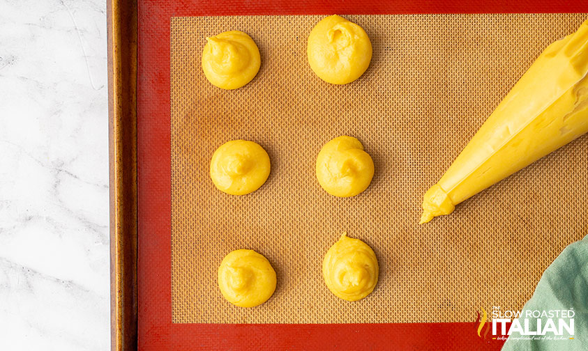 cream puff shells.