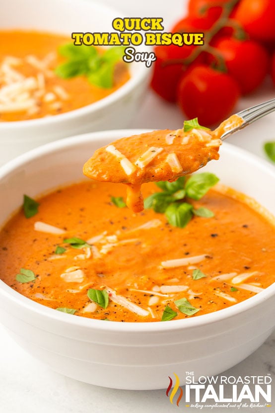 Quick Tomato Bisque recipe.