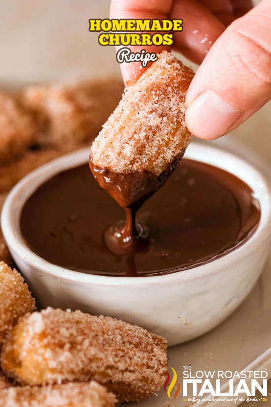 titled: homemade churros recipe