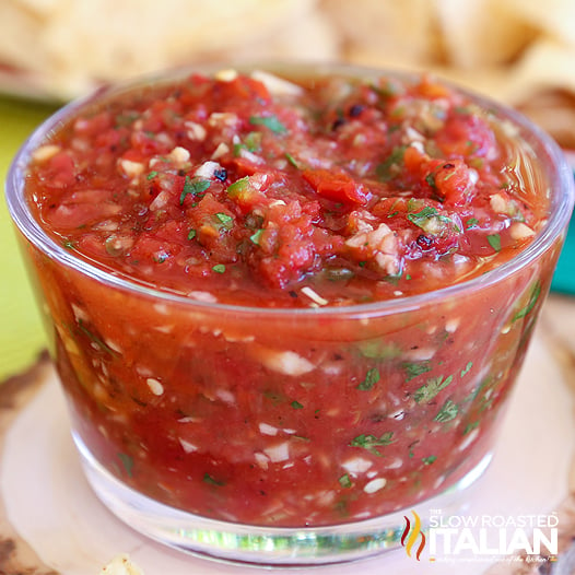 5-Minute Fire Roasted Salsa Recipe