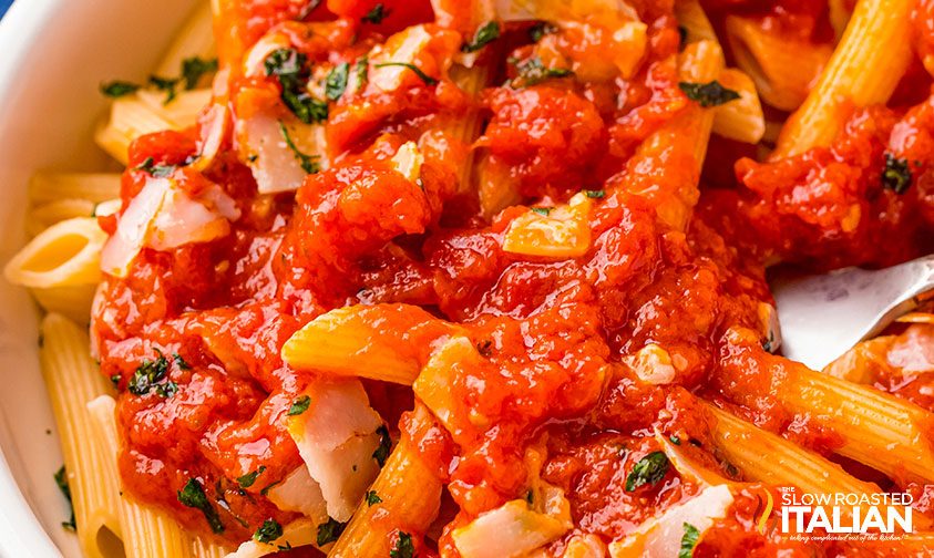 pasta with butter tomato sauce