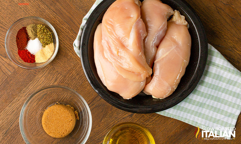 ingredients for smoked chicken breasts