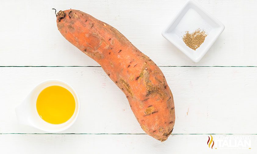 ingredients for air fryer sweet potato chips