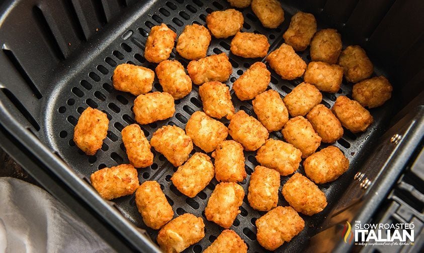 tater tots in air fryer basket