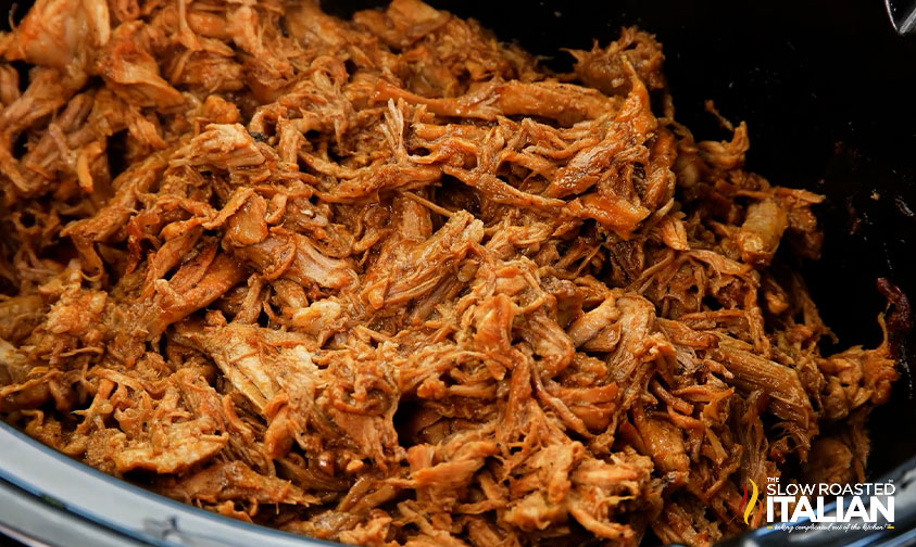 shredded pork in crockpot