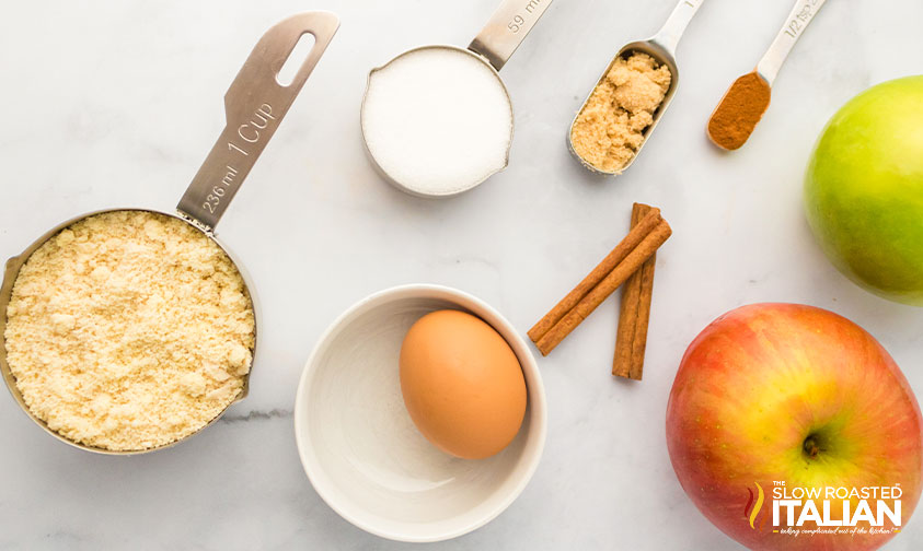 ingredients for homemade apple fries