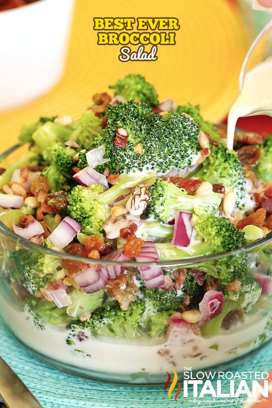 Best Ever Broccoli Salad with Bacon + Video