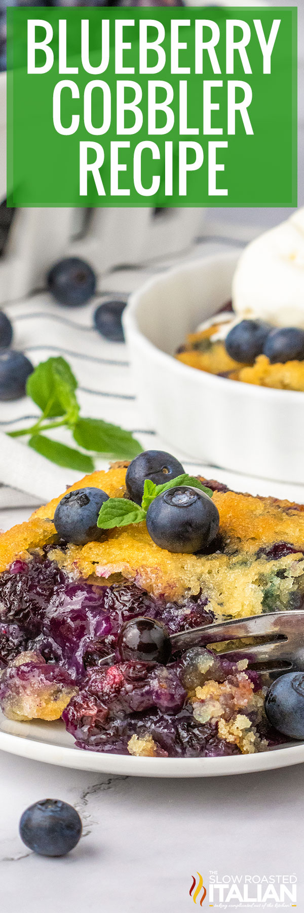 Blueberry Cobbler - pin