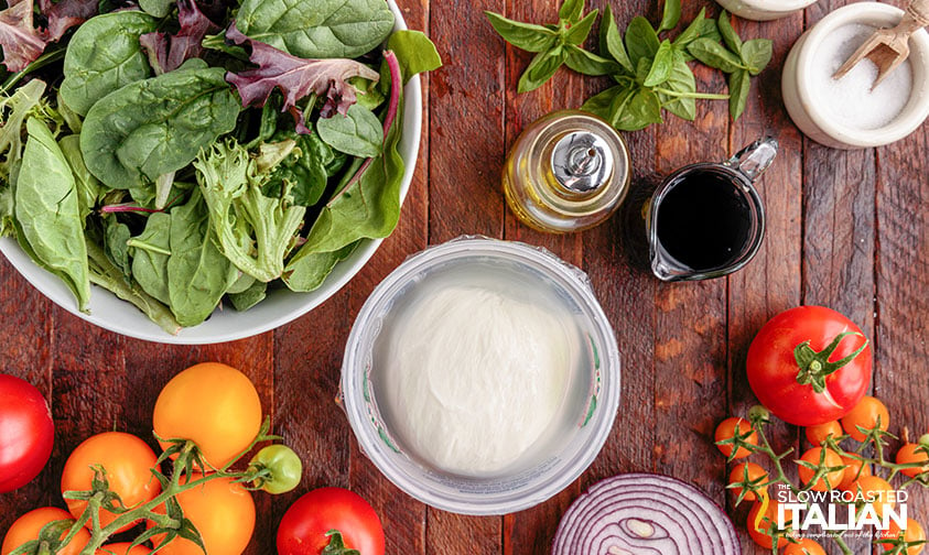 burrata caprese salad ingredients