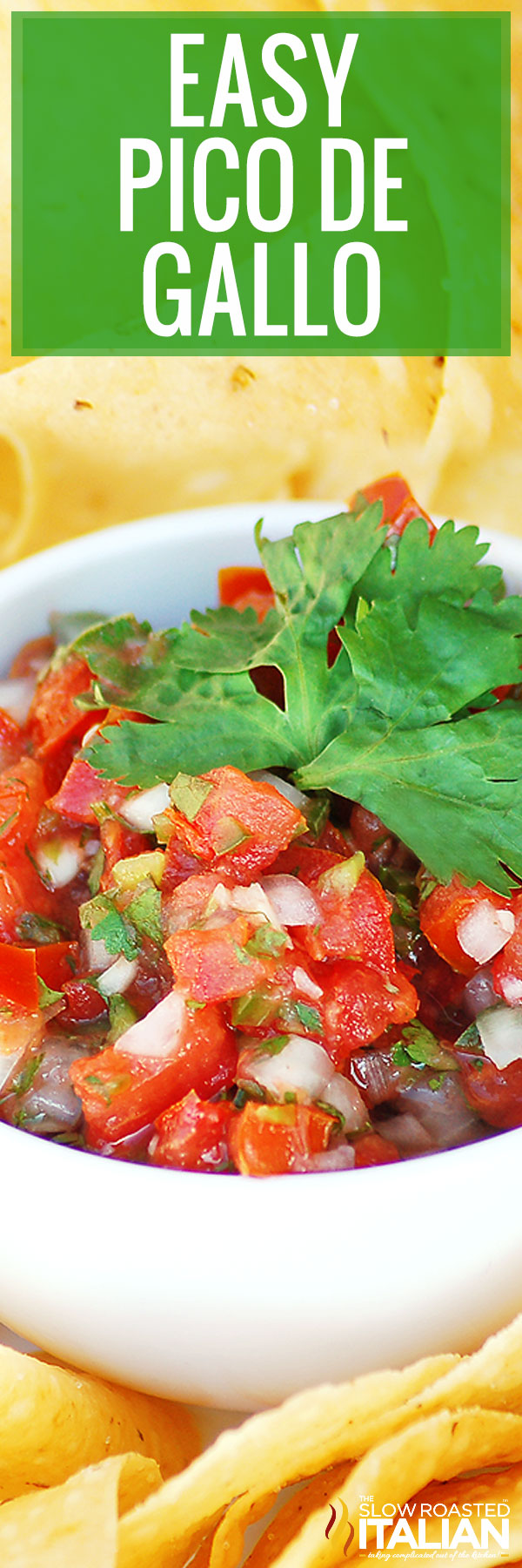titled image (and shown): easy Pico de Gallo