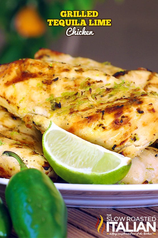 titled: Grilled Tequila Lime Chicken
