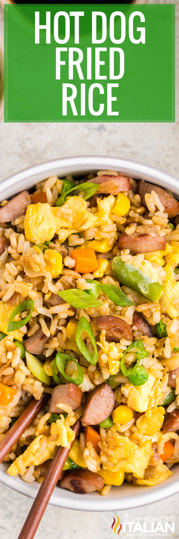 Hot Dog Fried Rice - pin