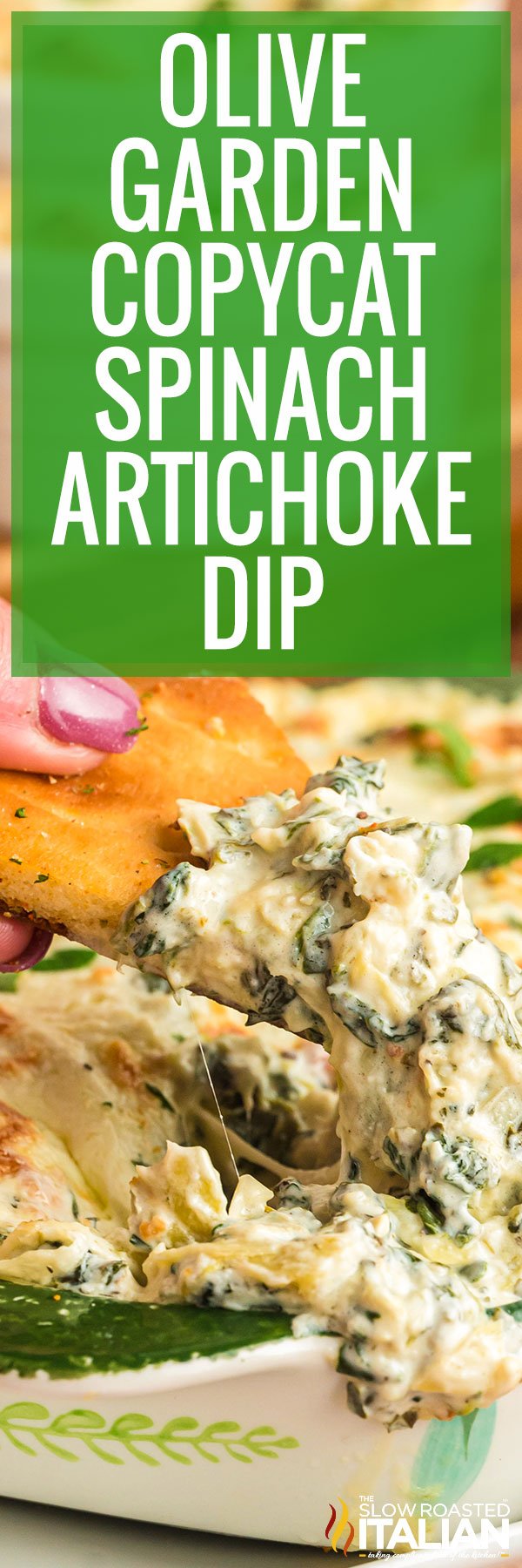 Olive Garden Copycat Spinach Artichoke Dip