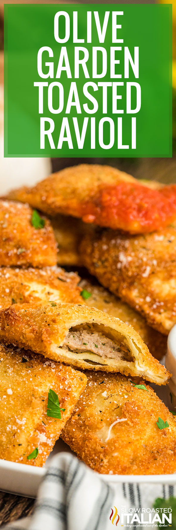 Olive Garden Toasted Ravioli -pin