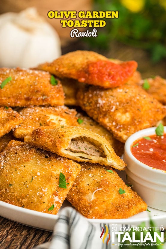 Olive Garden Inspired Fried Ravioli