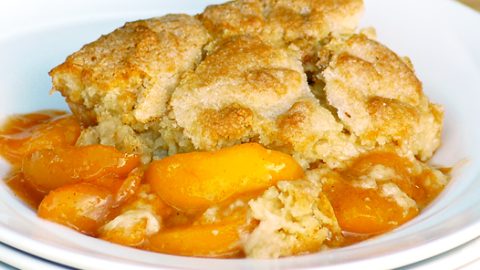 The Best Peach Cobbler Recipe Ever + Video