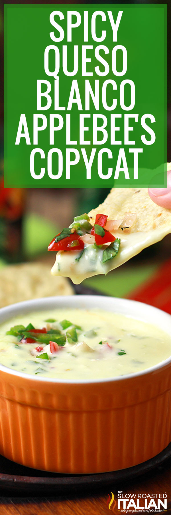 titled image (and shown): spicy queso blanco Applebee's copycat