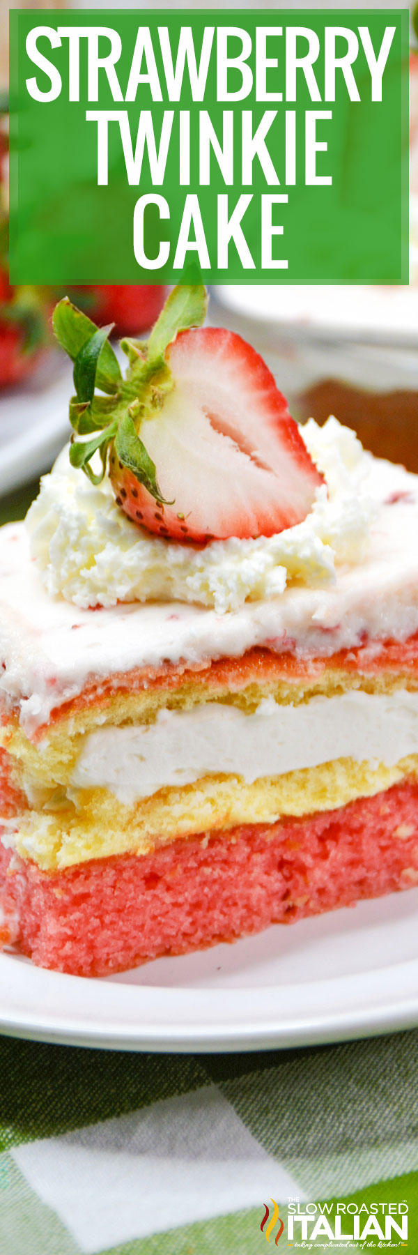 strawberry twinkie cake - pin