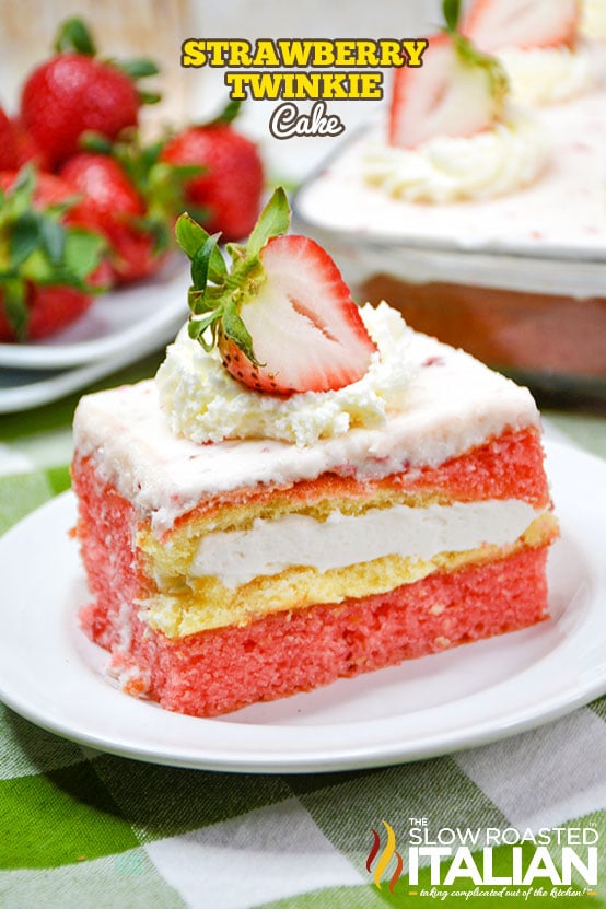 Strawberry Twinkie Cake